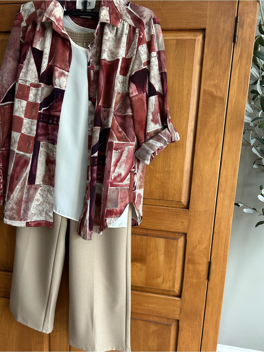 3 piece set Alfred Duuner Pants, tank top, button shirt - Picture 12 of 12